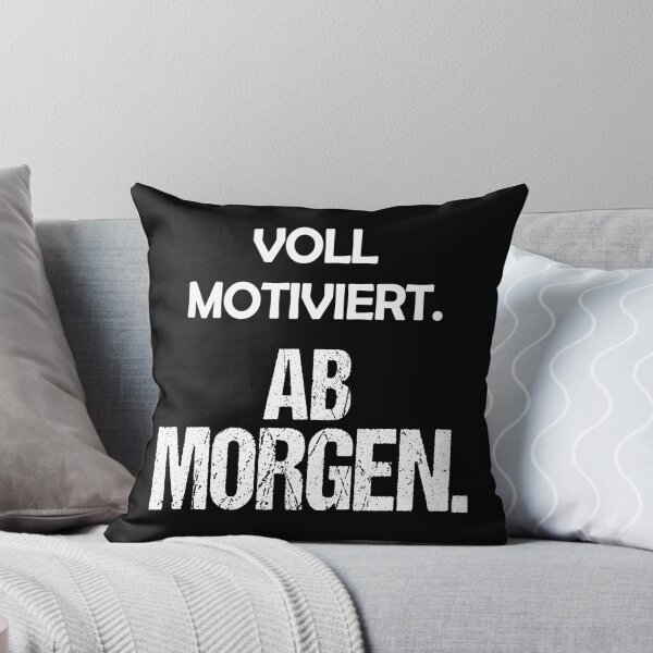 Item preview, Fully motivated starting tomorrow! Funny saying designed and sold by MinimalChaosDE.
