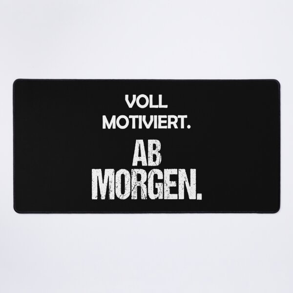 Item preview, Fully motivated starting tomorrow! Funny saying designed and sold by MinimalChaosDE.