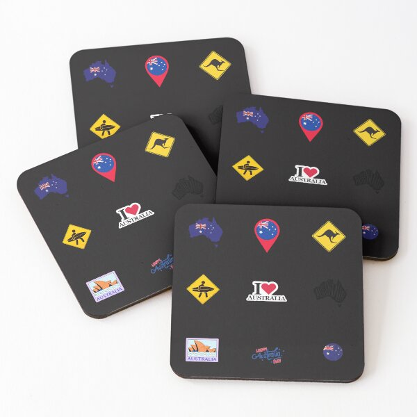 Item preview, Australia Travel Icons designed and sold by shoppypod.