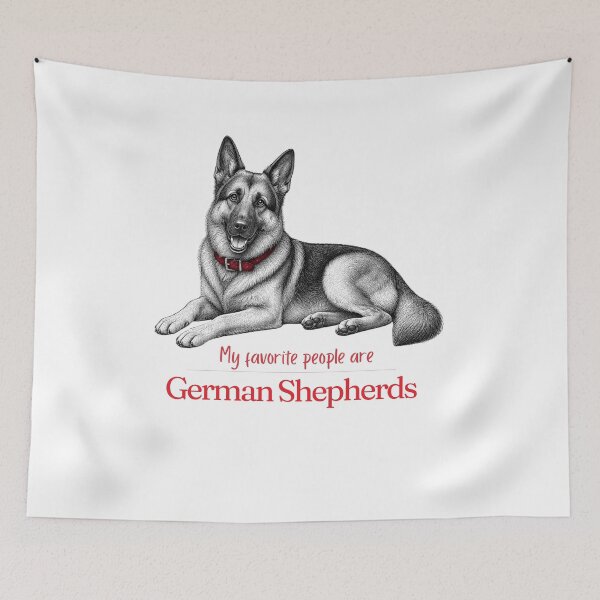 Item preview, My Favorite People Are German Shepherds | GSD Mom Dad Gift | German Shepherd Christmas Gift | Birthday Gift | Alsatian Shirt Mug designed and sold by The Frog.
