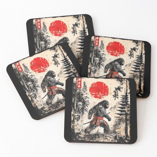 Item preview, Tokudai Ashi Samurai Bigfoot Japan Cryptid designed and sold by SeraXYZ.