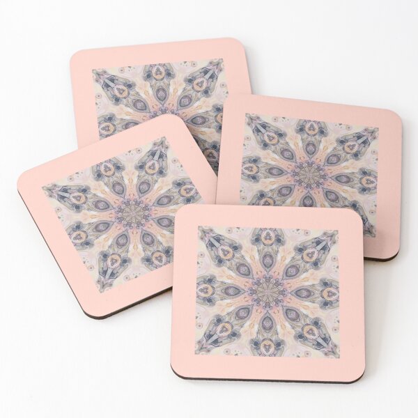 Item preview, Soft Abstract Kaleidoscope Design designed and sold by Nene Bird Designs.