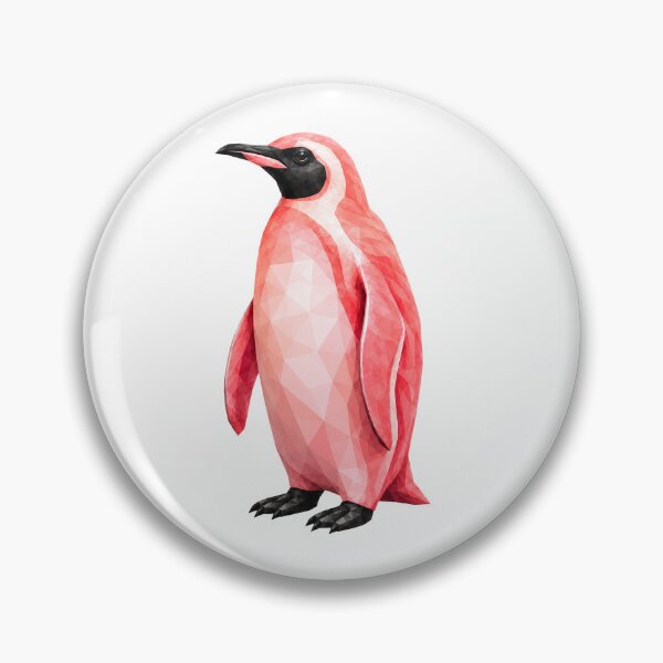 Item preview, Flamingo Penguin – Geometric Pink Paradise designed and sold by filou designs.