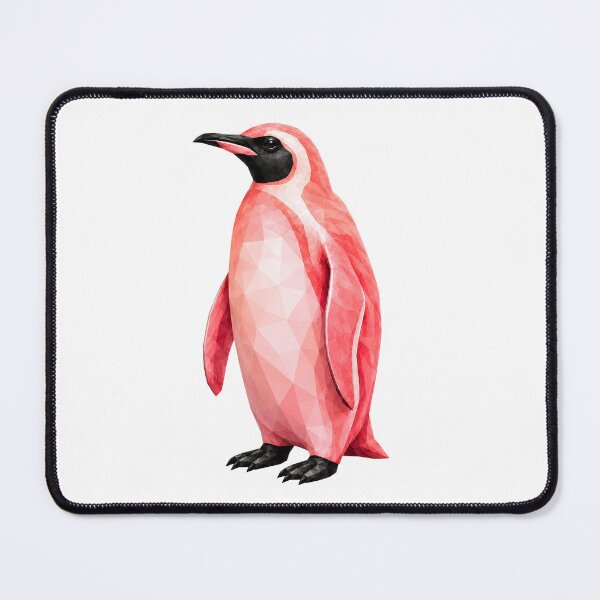 Item preview, Flamingo Penguin – Geometric Pink Paradise designed and sold by filou designs.