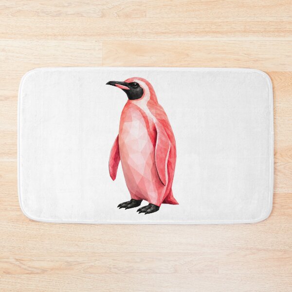Item preview, Flamingo Penguin – Geometric Pink Paradise designed and sold by filou designs.