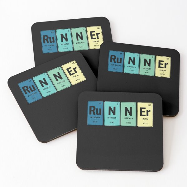 Item preview, Runner Periodic Table Science Marathon Runner designed and sold by KarimSoCute.