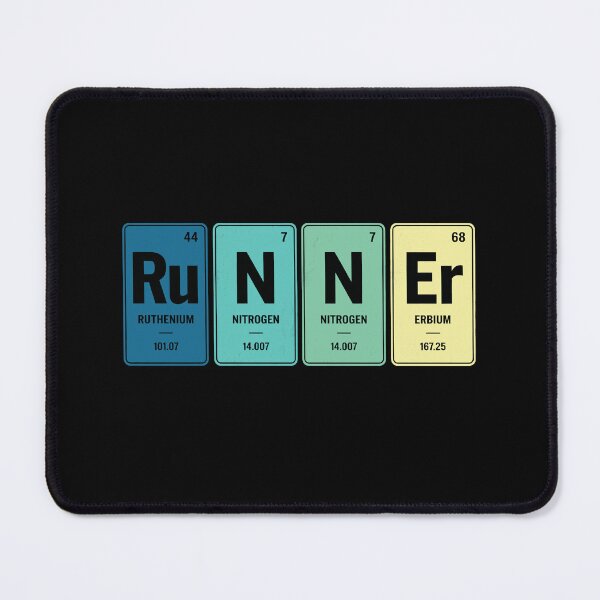 Item preview, Runner Periodic Table Science Marathon Runner designed and sold by KarimSoCute.