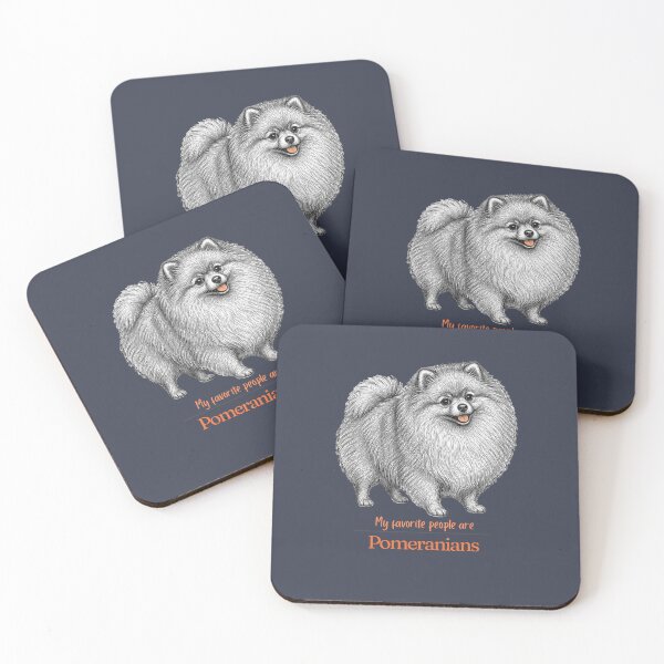 Item preview, My Favorite People Are Pomeranians | Pomeranian Mom Dad Gift | Pomeranian Christmas Gift | Birthday Gift | Pom Fluffy Dog Shirt Mug Sticker designed and sold by The Frog.