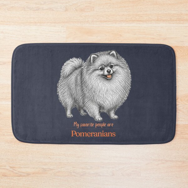 Item preview, My Favorite People Are Pomeranians | Pomeranian Mom Dad Gift | Pomeranian Christmas Gift | Birthday Gift | Pom Fluffy Dog Shirt Mug Sticker designed and sold by The Frog.