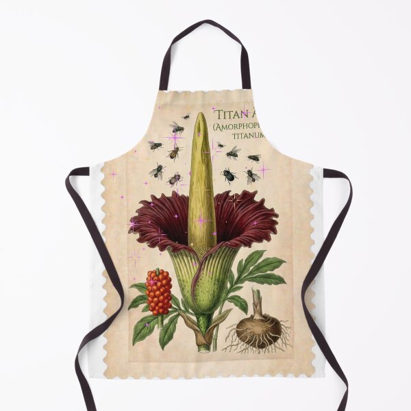 Item preview, Vintage Titan Arum Stamp - Aesthetic Botanical Flower Art designed and sold by Atlasoloji.