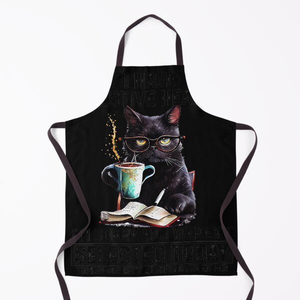 Item preview, I Have Selective Hearing I'm Sorry You Weren't Selected Today Tomorrow Isn't Looking Good Either Black Cat Sarcastic Humor Coffee Lover Feline Introvert designed and sold by SeraXYZ.