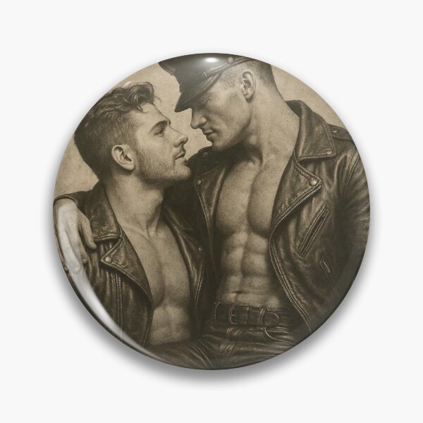 Item preview, Leather Daddies Deep Desire Berlin Gay Leder Pride Graphic Design designed and sold by ItsAKinkThing.