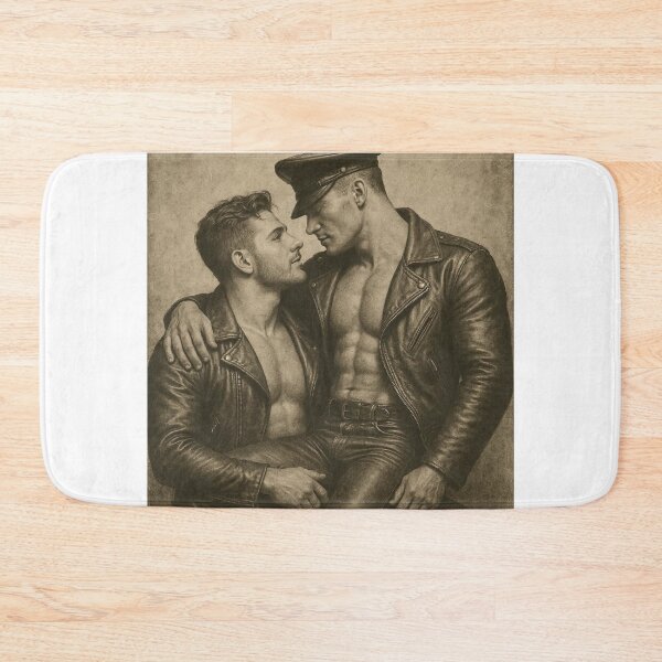 Item preview, Leather Daddies Deep Desire Berlin Gay Leder Pride Graphic Design designed and sold by ItsAKinkThing.