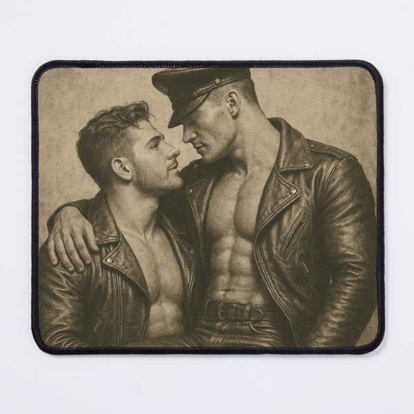 Item preview, Leather Daddies Deep Desire Berlin Gay Leder Pride Graphic Design designed and sold by ItsAKinkThing.