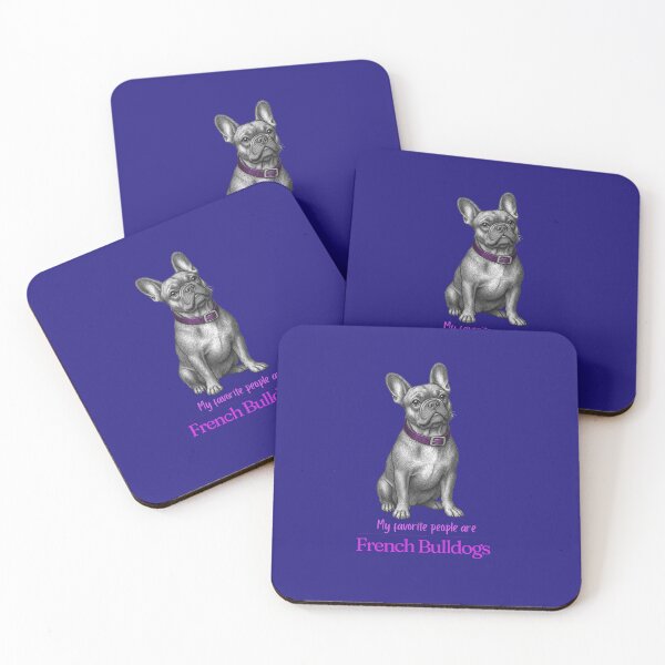 Item preview, My Favorite People Are French Bulldogs | Frenchie Mom Dad Gift | French Bulldog Christmas Gift | Birthday Gift | Bat Ears Shirt Mug designed and sold by The Frog.