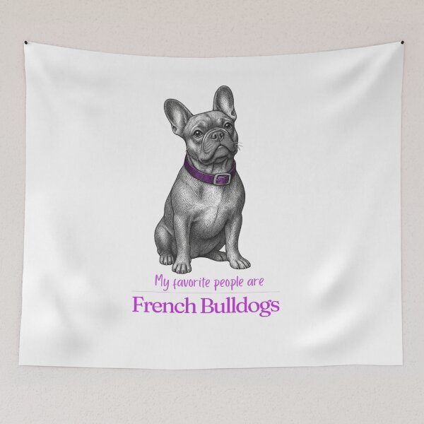 Item preview, My Favorite People Are French Bulldogs | Frenchie Mom Dad Gift | French Bulldog Christmas Gift | Birthday Gift | Bat Ears Shirt Mug designed and sold by The Frog.