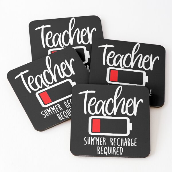 Item preview, Teacher Summer Recharge Required Educator Appreciation Gift designed and sold by SeraXYZ.