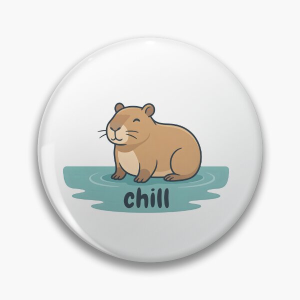 Item preview, Chill Capybara Cute Animal Illustration designed and sold by Smoking_Animals .