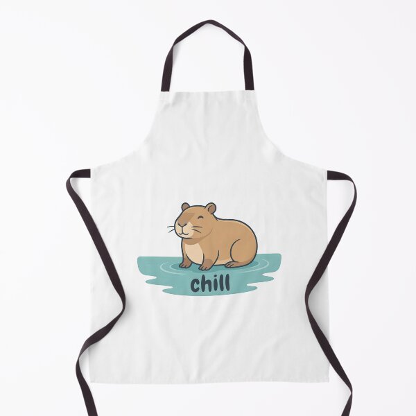 Item preview, Chill Capybara Cute Animal Illustration designed and sold by Smoking_Animals .