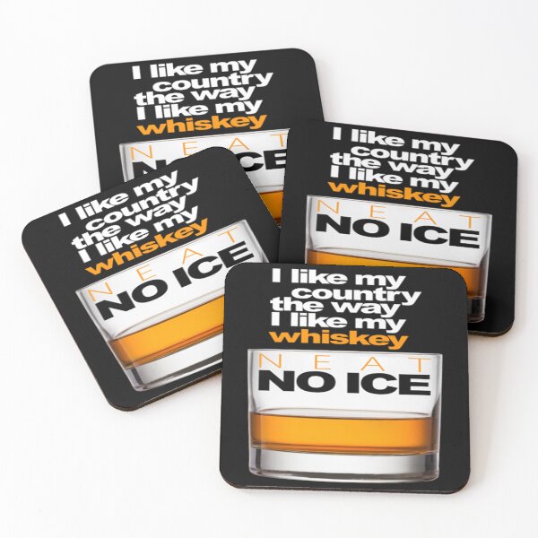 Item preview, I like my country the way I like my whiskey NO ICE designed and sold by VerdieKautz.