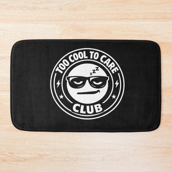 Item preview, Too Cool To Care Club – Sarcastic Streetwear Emblem designed and sold by AstraDrip Studio.
