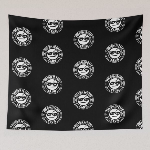 Item preview, Too Cool To Care Club – Sarcastic Streetwear Emblem designed and sold by AstraDrip Studio.