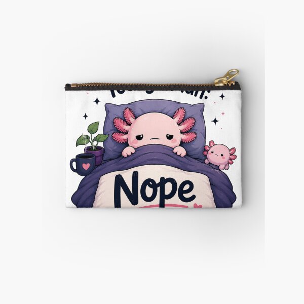 Item preview, axolotl in bed designed and sold by PeterPunkt.
