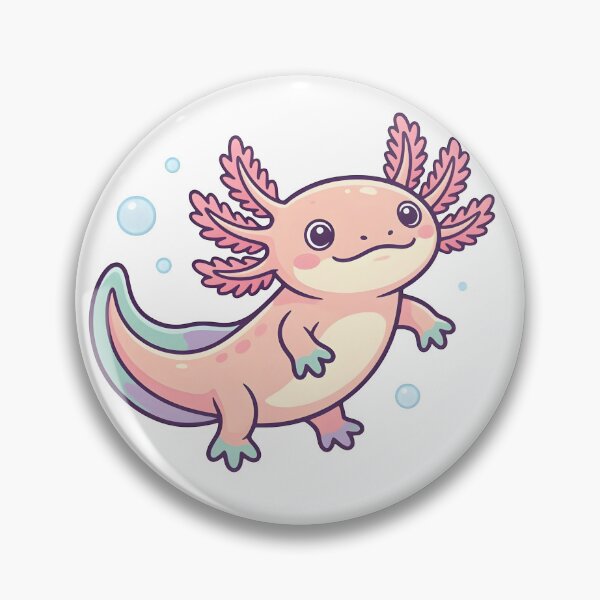 Artikelvorschau, Cute Kawaii Axolotl Axo entworfen und verkauft von Smoking_Animals .