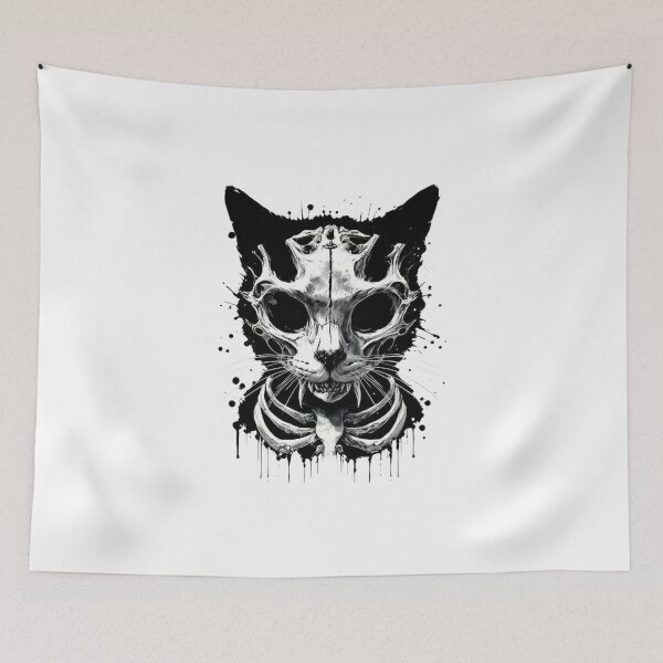 Item preview, Gothic Skull Cat Design designed and sold by Studioartwork.