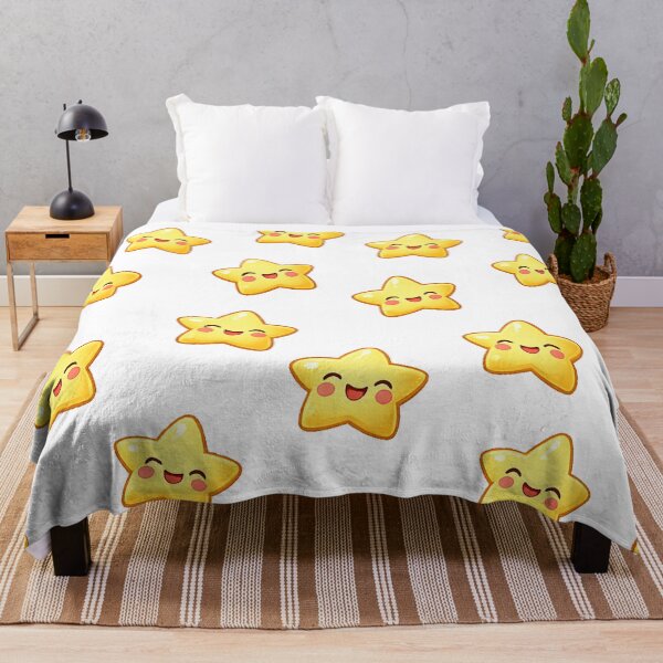 Item preview, Cute Yellow Star Pattern – Kawaii Star Seamless Design designed and sold by Seculinator.
