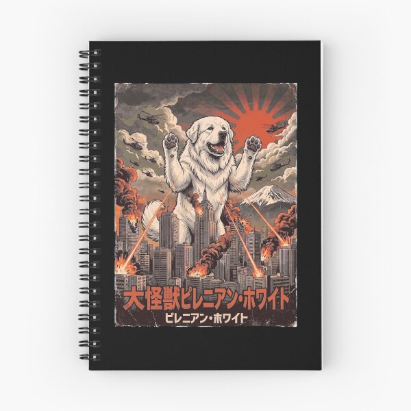 Item preview, Great Pyrenees Dogzilla Japanese Fuji Art Dog Owner designed and sold by DoodleTortle.