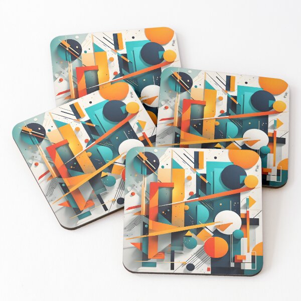 Item preview, Colorful, Geometric Modern Art designed and sold by Pim-Crystal.