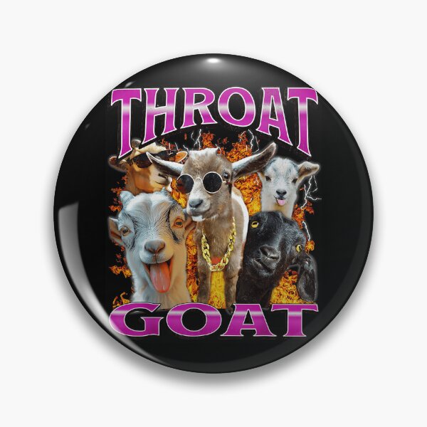 Item preview, Throat Goat Funny Goats Meme Animal Lover designed and sold by SeraXYZ.