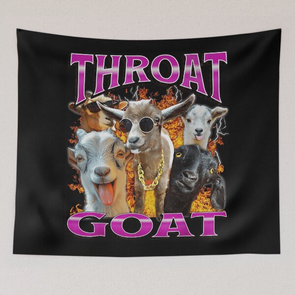 Item preview, Throat Goat Funny Goats Meme Animal Lover designed and sold by SeraXYZ.