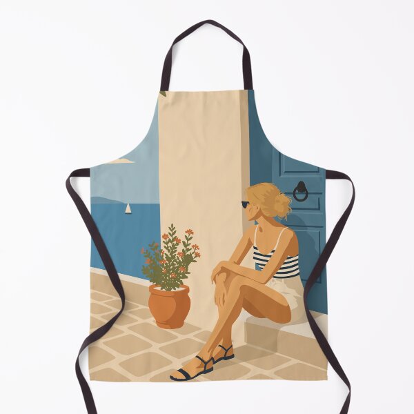 Item preview, Mediterranean Morning, Coastal Summer Art designed and sold by Studio pod Burom.