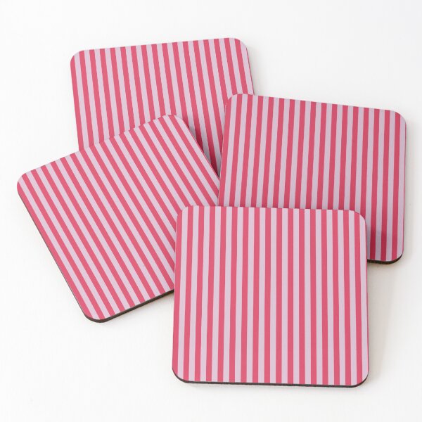 Item preview, Pink & White Vertical Stripes Pattern | Minimalist Seamless Stripe Design designed and sold by Ihca.
