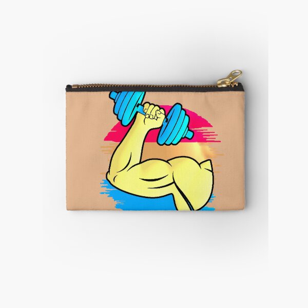 Item preview, Retro 80s Gym Arm Neon Vaporwave Dumbbell designed and sold by AstronautMerch.