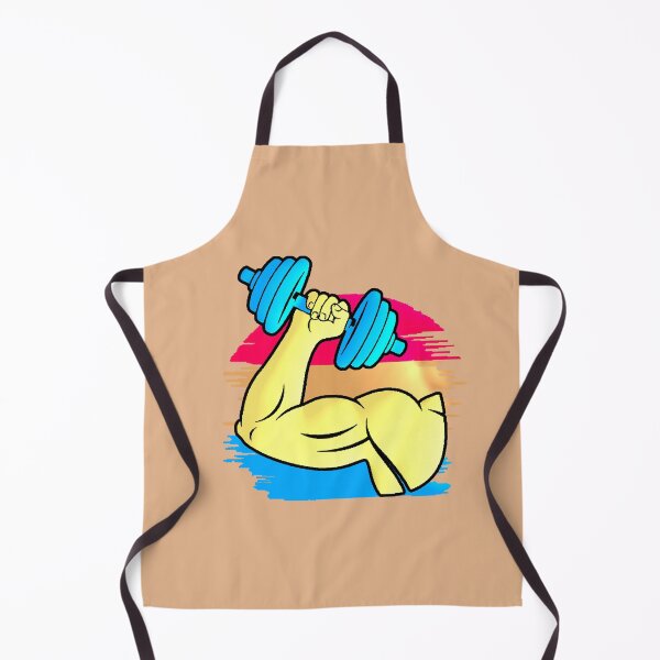 Item preview, Retro 80s Gym Arm Neon Vaporwave Dumbbell designed and sold by AstronautMerch.