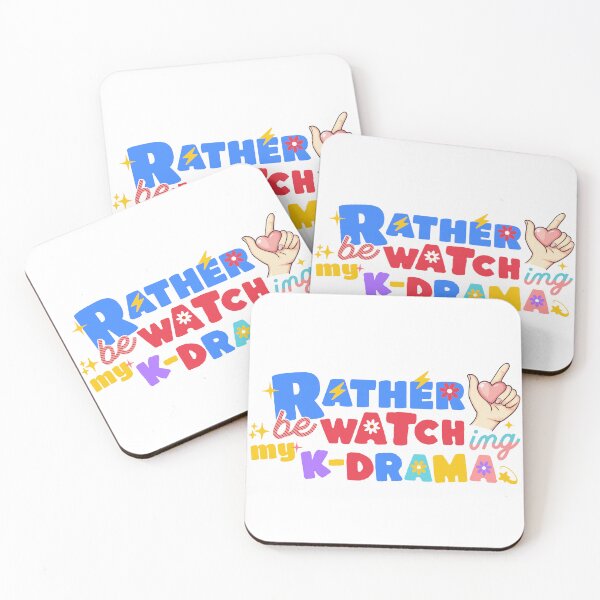 Item preview, Rather be watching my kdrama Sticker designed and sold by Kdramarewind.
