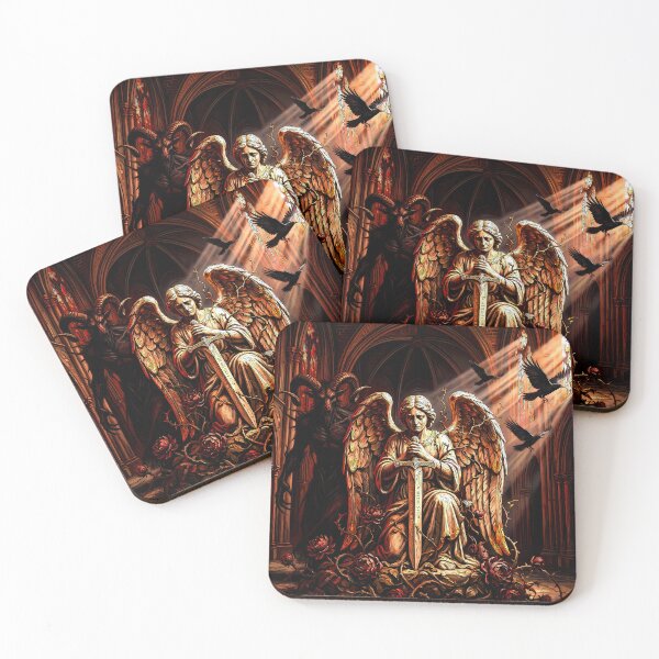 Item preview, Dark Gothic Art &amp; Fine Art Prints (1:1 Square Posters) designed and sold by Cyber-ART-Studio.