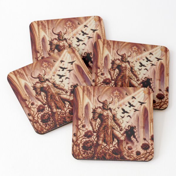 Item preview, Dark Gothic Art &amp; Fine Art Prints (1:1 Square Posters) designed and sold by Cyber-ART-Studio.