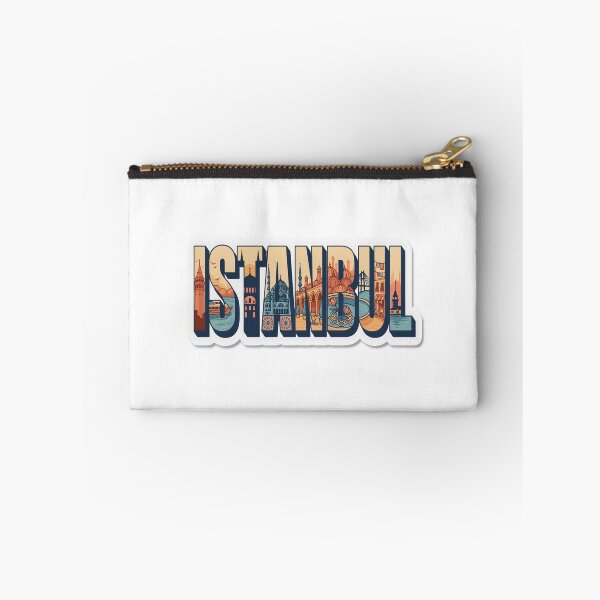 Item preview, Istanbul Vintage Travel Lettering Sticker – Retro Turkey Landmark Art designed and sold by stickercuffs.