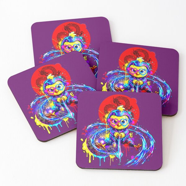 Item preview, Ninja Warrior Street Art – Samurai Urban Fighter Stickers & Apparel designed and sold by Cyber-ART-Studio.