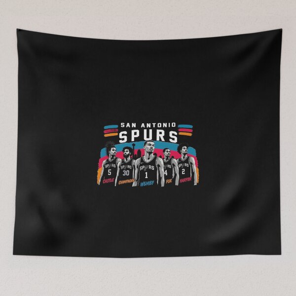 Item preview, Victor Wembanyama, Castle, Fox Spurs Basketball designed and sold by emundSpree.