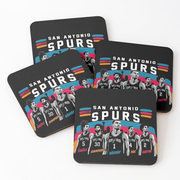 Item preview, Victor Wembanyama, Castle, Fox Spurs Basketball designed and sold by emundSpree.