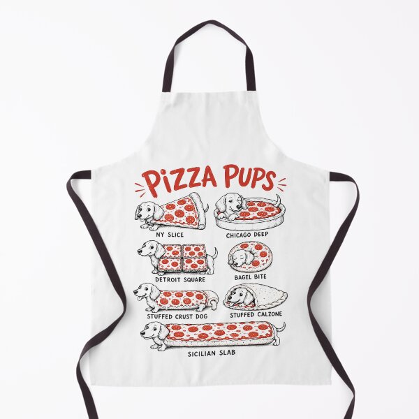 Item preview, Pizza Pups The Menu Cute Dog Pizza Lover designed and sold by zoes-ink.
