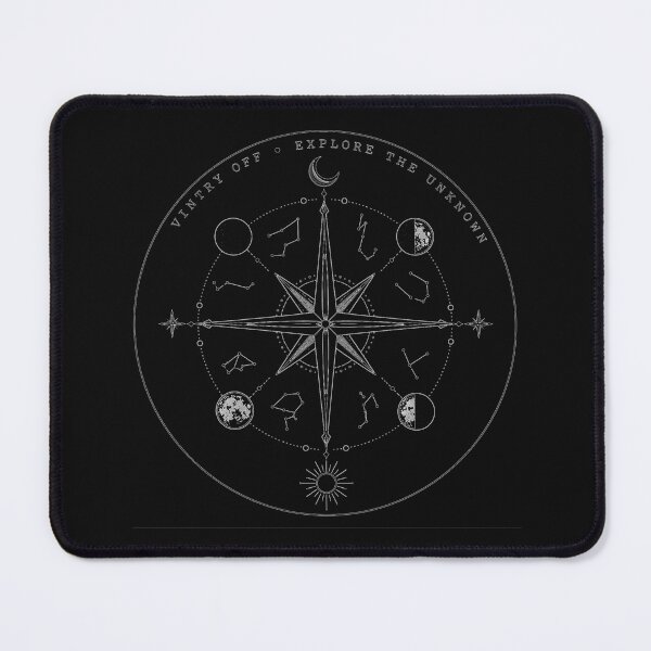 Item preview, Vintry off Explore The Unknown Celestial Compass Star Map designed and sold by VintryOff.