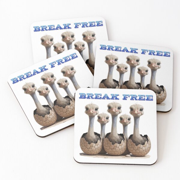 Item preview, Cute Baby Ostriches Hatching designed and sold by JocartyGifts.