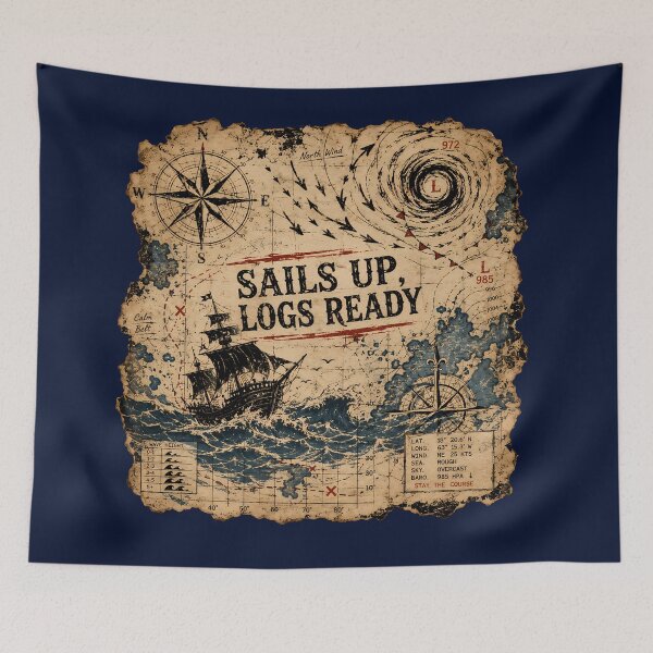 Item preview, Grand Line Weather Warning Chart designed and sold by agearb.