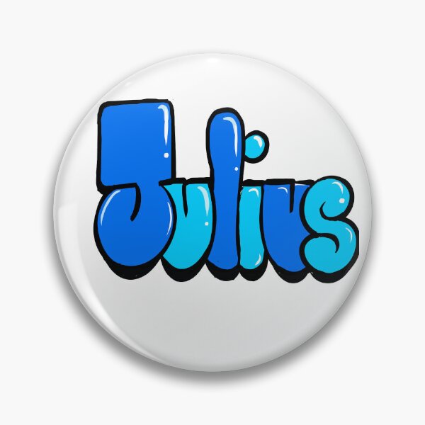 Item preview, Julius Name Personalized Custom Art Graffiti style Bubble Letters designed and sold by Artonmytee.